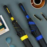 【CC】30-inch full-fiber straight rod double-layer sunscreen rain or shine golf umbrella