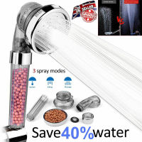 tbx3349 Shop tbx3349 Shop Shower Head 300% High Turbo Pressure 40% Water Saving Laser Ionic with 3 Filters Beads Showerhead