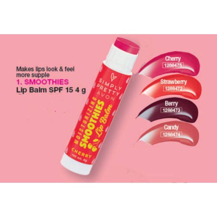 Avon Simply Pretty Moisturizing Smoothies Lip Balm 4g Lazada Ph