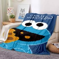 Cartoon Sesame Street Blanket Cute Childrens Room Bedroom Flannel Unique Sofa Nap Quilt Office Cover Leg Small Bed Sheet Customization a44