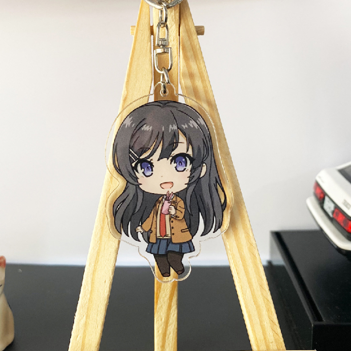 fashion-sakurajima-mai-key-chain-japan-anime-rascal-does-not-dream-of-bunny-girl-acrylic-keychain-bag-charm-decoration-trinkets