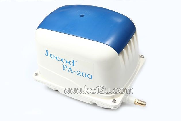 ปั๊มลมออกซิเจนสำหรับบ่อปลา-jecod-pa-150-และ-pa-200