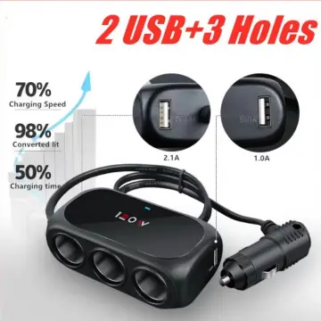 Shop Cigarette Charger 3 Socket with great discounts and prices