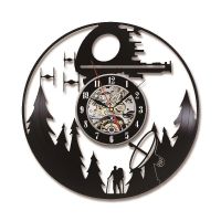 Hot sell Fashion Creative Clock CD Vinyl Record Wall Clock Film Theme Home Decor 3D Hanging Watches Duvar Saat Home Decoracio