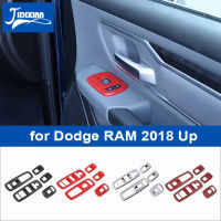 JIDIXIAN ภายในรถหน้าต่างปุ่มตกแต่งสำหรับ Dodge RAM 2018 2019 2020 2021 2022 2023 Up รถอุปกรณ์เสริม