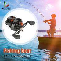 ZZOOI 6.3/1 Low Profile Baitcasting Fishing Reel 18+1 BBs Metal Spool Line Cup Wheel Outdoor Fishing Reel for Fisherman