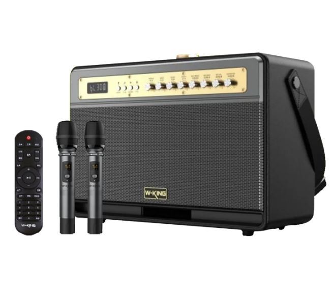 W-king K6L PLUS+ ลำโพง บลูทูธพกพา 200Watt ไมค์ชาร์จได้ Super Bass