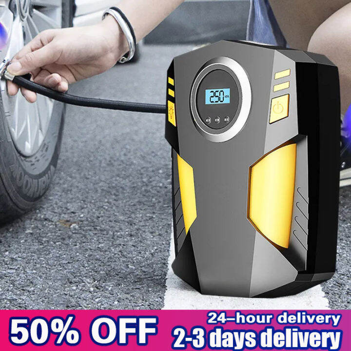 Fast shipping Digital Tire Inflator DC 12 Volt Car Portable Air