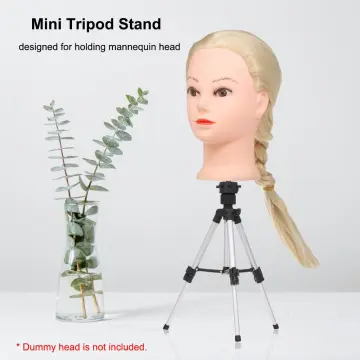 adjustable tripod for training head mannequin