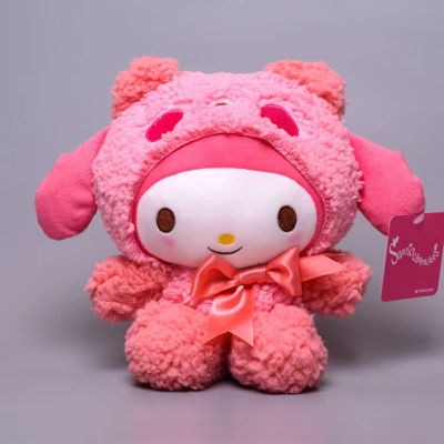 My Melody อะนิเมะ Boneka Mainan นุ่มยัดไส้หมอนอิงของขวัญสำหรับคริสต์มาสวันเกิดปีใหม่