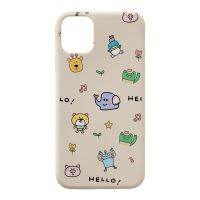 Cartoon Illustration Animal Pattern for iPhone Anti-Fall Protection Case