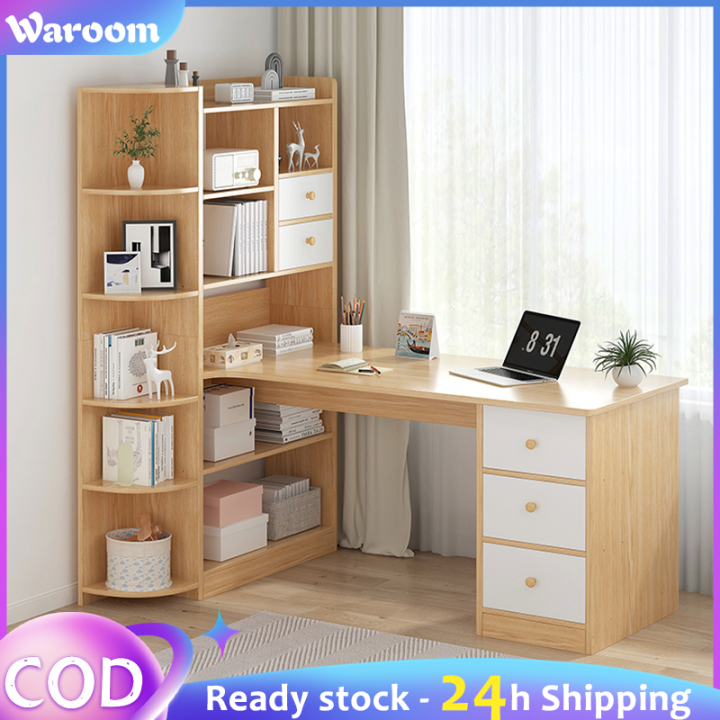 WAROOM Computer Table With Book Shelf Study Desk Writing Desk Meja   7392f0f9129511df80d69fcbe824624a  720x720q80 