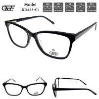 ?กรอบแว่นตา GEZE METAL รุ่น RD665-C1 สีดำ โลหะ น้ำหนักเบา ใส่สบาย?ใส่ได้ทั้งหญิง-ชาย (บริการตัดเลนส์สายตาราคาถูก)