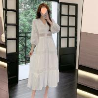 Early spring model led show skinny senior tea French gentle wind seaside holiday beach dress dress female summer