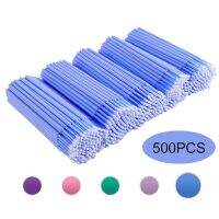 500pcs/lot Disposable Applicator Brushes for Extension Lash Cleaning Sticks Makeup Tools