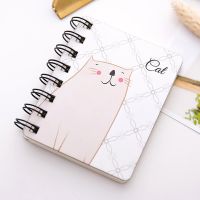 1pcs New Cartoon Portable Mini Coil Notepad Hard Cover Cute Animal notebook memo Time Organizer student School Supplies Kid Gift Note Books Pads