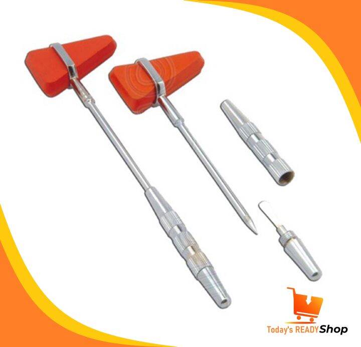 Neuro Reflexology Hammer Neuro Hammer with Pin and Brush Neuro Reflex