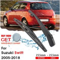 ZZOOI Car Wiper Blade Rear Back Window Windscreen Windshield Wipers For Suzuki Swift Hatchback 255 mm 2005-2018 Auto Accessories