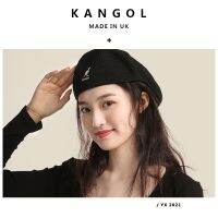 【Laoxiao YYDS】CANNER 6/7/8/9/10มมแฟชั่น Kangol จิงโจ้ปักหมวกเบเร่ต์แบรนด์สำหรับผู้ชายและผู้หญิงในช่วงฤดูร้อนบางส่วนวินเทจหมวกระบายอากาศแนวโน้มหมวกแบน