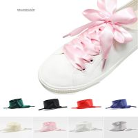 Satin Shoe lace Laces Womens Ribbon Silk Long Bootlaces Men Shoe strings