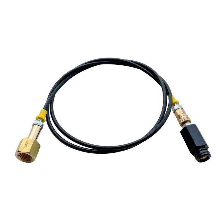 【Cable】60inch Hose CO2 Soda Club To External CGA320 Tank Direct Adapter ...