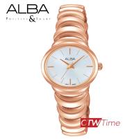 Alba นาฬิกาข้อมือผู้หญิง สายสแตนเลส รุ่น AH8314X1 / AH8314X (สีพิงค์โกล์)