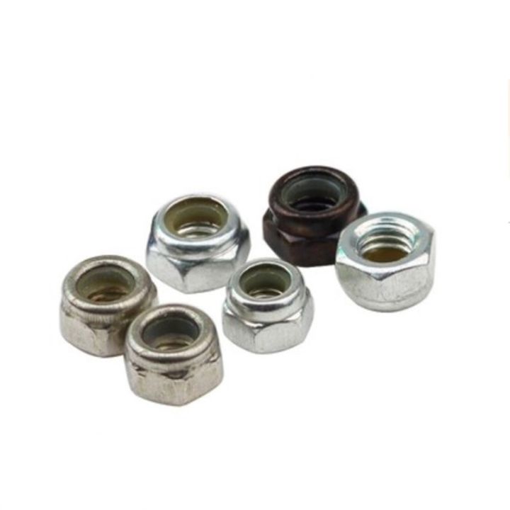 2-50pcs-nylon-lock-nut-m2-m2-5-m3-m3-5-m4-m5-m6-m7-m8-m10-m12-m14-m16-din985-stainless-steel-steel-with-zinc-insert-lock-nuts