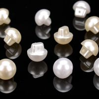 10mm 50pcs Round Sewing Pearl mushroom buttons for Scrapbooking Garment Decorative DIY Crafts Tool Clothing Dress Accessories Haberdashery