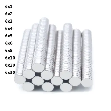 100pcs Neodymium magnet 6x3 Rare Earth small super Strong Round