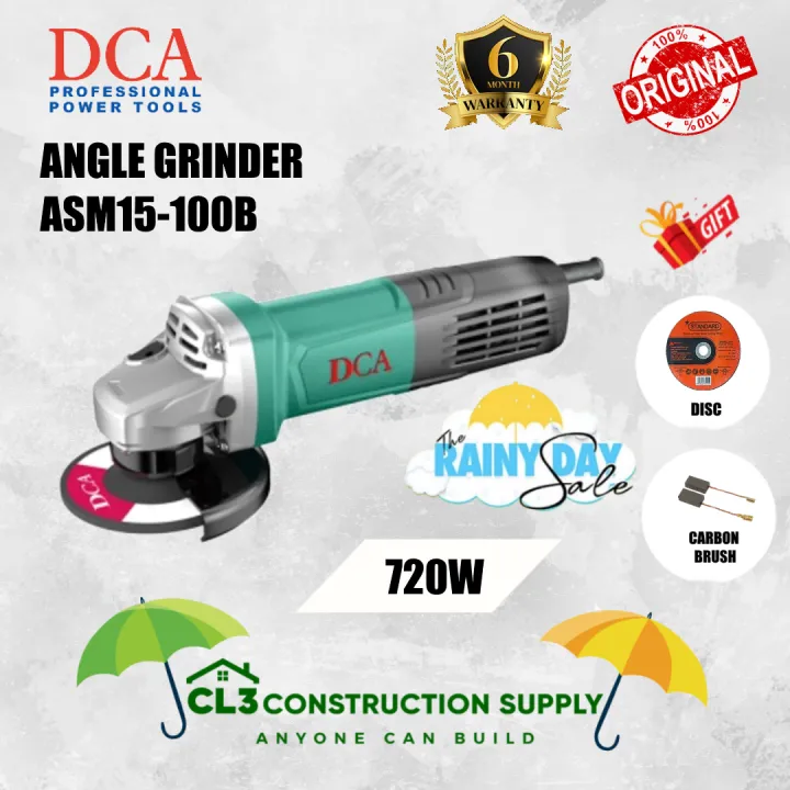 DCA POWER TOOLS ANGLE GRINDER ASM15100B Lazada PH