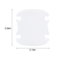 4ชิ้นสติกเกอร์รถมือจับประตูรถชามรอยขีดข่วนป้องกันใสป้องกันสติ๊กเกอร์