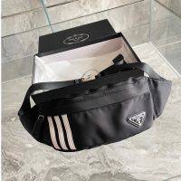 PradaˉWaist bag  Cobranded Chest Bag Fashion Messenger bag (with box)