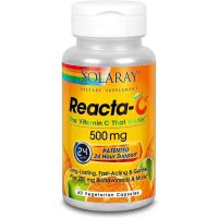 Solaray, Reacta-C®, 500 mg, 60 Vegetarian Capsules