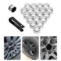 【cw】 20Pcs Car Caps Hub Screw Cover 17mm 19mm 21mm Rims Exterior Decoration Socket Protection Dust Proof