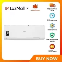 [Miễn Phí Công Lắp Đặt] [Trả Góp]Máy lạnh Aqua Inverter 1 HP AQA-RV9QA - Miễn phí vận chuyển HCM - Màn hình hiển thị nhiệt độ trên dàn lạnh Sleep Mode