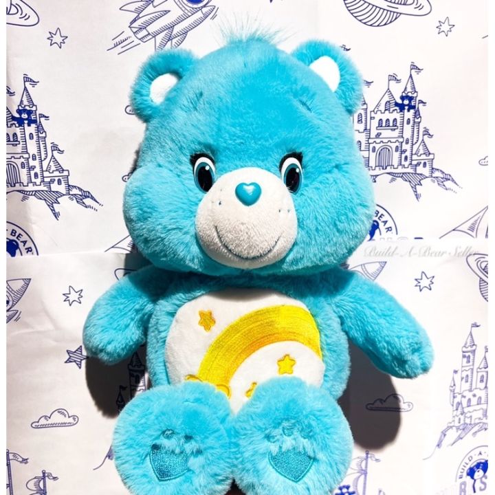 ตุ๊กตาแคร์แบร์-carebears-wish-bear-16-นิ้ว-40cm-มือสองจากอเมริกา-สินค้าคุณภาพดี-ทำความสะอาดแล้ว