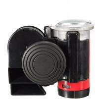 Black Snail Compact Dual Air Horn for Car Vehicle Motorcycle Yacht Boat SUV Bike 12V 139db