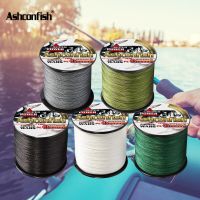 Ashconfish  Braided Line 4 Strands 500M 1000M Japan Multifilament 6-100LBS Test Braided Wire Ocean Sea Ice Fishing PE Line Cord