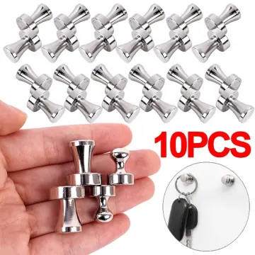 50 Pcs Thumbtack Clip Wooden Clips Push Pins Multipurpose Pushpin Metal  Pushpins Tacks Clothespins