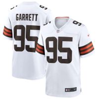 ชุดเครื่องแบบคลีฟแลนด์สีน้ำตาล Nfl Cleveland Riving 95 Myles Garrett Jersey