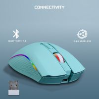 เม้าส์ NUBWO NM89W Wireless Gaming mouse- รับประกันสินค้า 1 ปี