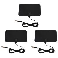 Flat HD Digital Indoor Zoom TV Antenna HDTV 50 Mile Range TVFox VHF UHF DVB