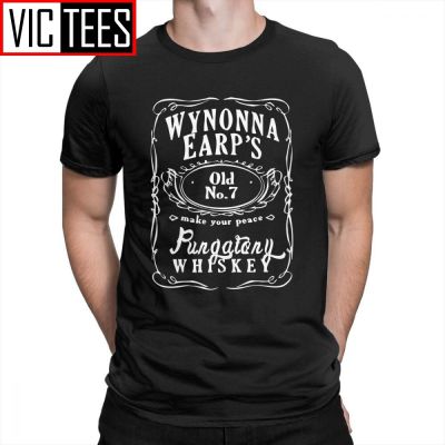 Earp Whiskey Wynonna Earp Tees Purified Cotton Short-Sleeve Vintage T-Shirts Round Collar Cozy Men T Shirts Large Size Vintage
