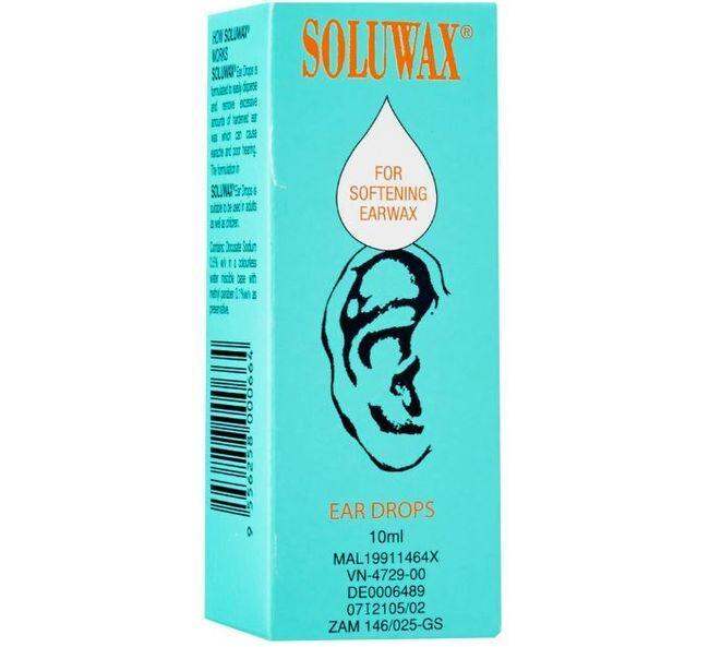 SOLUWAX Ear Wax Drop 10ML Lazada