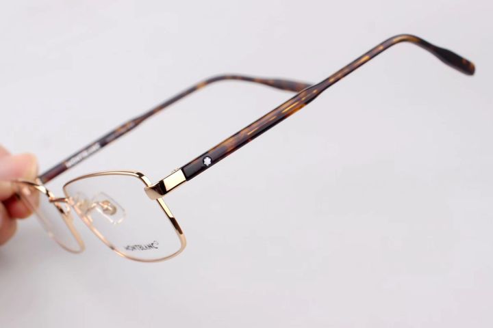 mont-blanc-แว่นตา-mb0087o-elegant-classic-retro-square-แว่นตาแว่นตาสำหรับผู้ชายยี่ห้อ-alloy-designer-eyewear