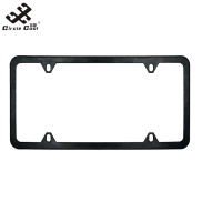 Circle Cool new 2PCS License Plate Frame Matte Powder Coated Aluminum Rust