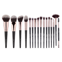 Anmor 16ชิ้น/ล็อตชุดแปรงผมสังเคราะห์ Professional Make Up Brush สำหรับอายแชโดว์แป้งอายไลเนอร์ Eyelash