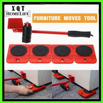 Easy Furniture Appliance Lifter And Rollers Wheels Moving Tools Transport 5  Set House Heavy Duty Keimav