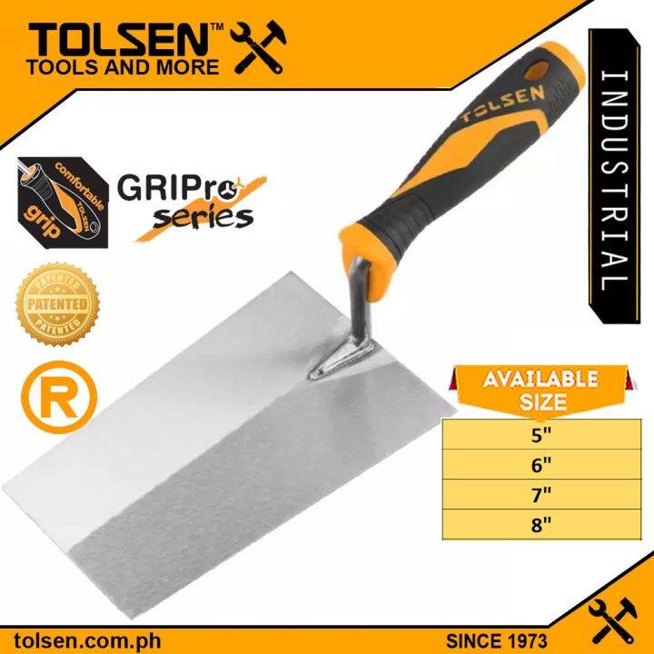 Tolsen Industrial Bricklaying Square End Trowel (5