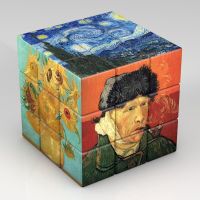 Kids 3x3x3 Magic Cube Planet Astronaut Famous Painting Celebrities 3x3 Puzzle Cube Toy for Children Educational Magico Cubo Gift